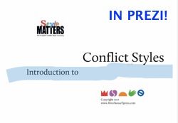 Prezi Conflict styles intro